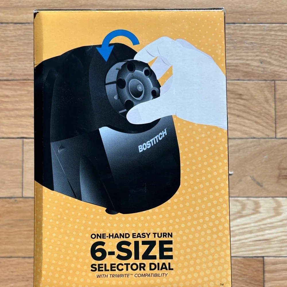 Bostitch QuietSharp 6 Electric Pencil Sharpener - Black
